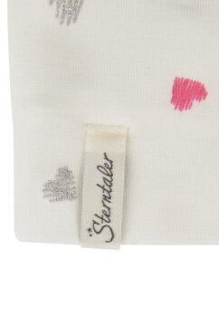 Sterntaler - Schirmmütze mit Nackenschutz Herzen Gr.49