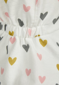 Sterntaler - Schirmmütze mit Nackenschutz Herzen Gr.47