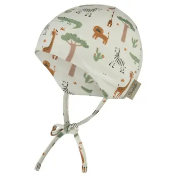 Sterntaler - Beanie Safaritiere silber Gr.35
