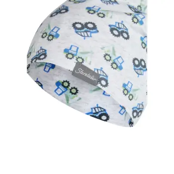 Sterntaler - Beanie Baustelle lichtgrau Gr.49