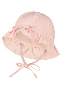 Sterntaler - Sonnenhut kleine Herzen zartrosa Gr.43