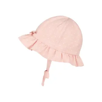 Sterntaler - Sonnenhut kleine Herzen zartrosa Gr.43