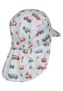 Sterntaler - Schirmmütze mit Nackenschutz Fahrzeuge...