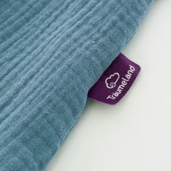 Träumeland - Sommer-Schlafsack Baumwoll-Musselin (0,5 TOG) jeansblau Gr. 70