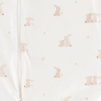 Träumeland - Sommer-Schlafsack Baumwoll-Jersey (0,5 TOG) Hophop Bunny beige Gr. 70