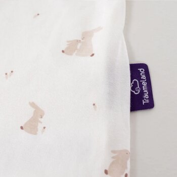 Träumeland - Sommer-Schlafsack Baumwoll-Jersey (0,5 TOG) Hophop Bunny beige Gr. 90
