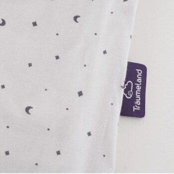 Träumeland - Sommer-Schlafsack Baumwoll-Jersey (0,5 TOG) Moon grau Gr. 70