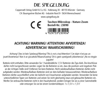 Die Spiegelburg - Nature Zoom - Taschen-Mikroskop (3)