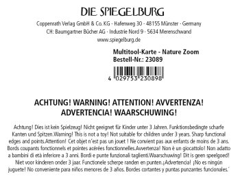 Die Spiegelburg - Nature Zoom - Multitool-Karte (8)