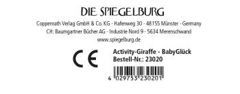 Die Spiegelburg - BabyGlück - Activity-Giraffe