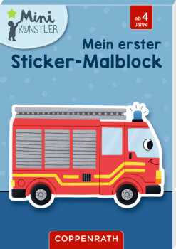Coppenrath - Mini-Künstler - Meine ersten Stickerbilder "Einhorn/Dino/Tiere/Fahrzeuge", sort. (40)