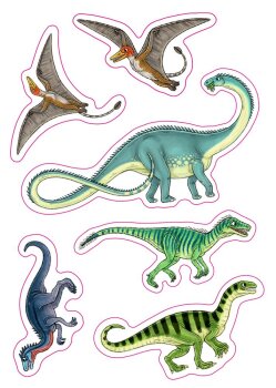 Coppenrath - Mini-Künstler - Meine ersten Stickerbilder "Einhorn/Dino/Tiere/Fahrzeuge", sort. (40)