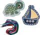 Coppenrath - Mini-Künstler - Mein kleines Bastelset: Fädel-Karten (Schildkröte/Boot) (3)