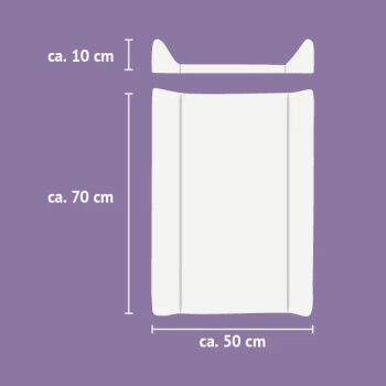 Träumeland - Wickelmulde 50 x 70 cm Little Farm grün