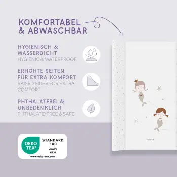 Träumeland - Wickelmulde 50 x 70 cm Mermaid