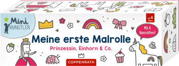 Coppenrath - Mini-Künstler - Meine erste Malrolle: Prinzessin, Einhorn & Co.