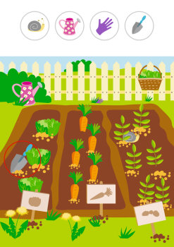 Coppenrath - Mein kleiner Kindergartenblock: Rätsel ohne Text - Kleiner Garten (5)