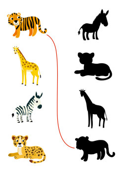 Coppenrath - Mein kleiner Kindergartenblock: Rätsel ohne Text - Wilde Tiere (5)