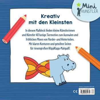 Coppenrath - Mini-Künstler - Mein erster Klipp-Klapp-Malspaß: 400 mögliche Lieblingstiere (3)