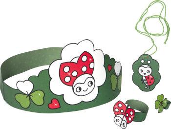 Coppenrath - Mini-Künstler - Mein erstes Bastelbuch: Glitzerschmuck aus Papier (3)