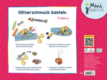 Coppenrath - Mini-Künstler - Mein erstes Bastelbuch: Glitzerschmuck aus Papier (3)