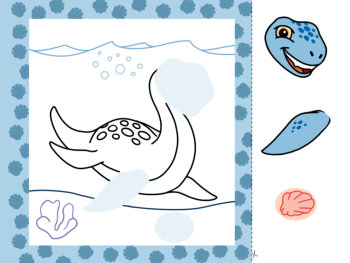 Coppenrath - Mini-Künstler - Mein erstes Dino-Bastelbuch: Schneiden, Kleben, Malen (3)