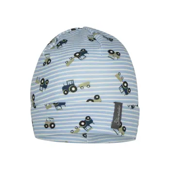 Sterntaler - Beanie Traktoren hellblau Gr.37