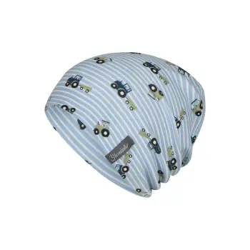 Sterntaler - Beanie Traktoren hellblau Gr.45