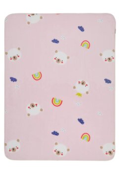 Sterntaler - Babydecke Familie Bär rosa