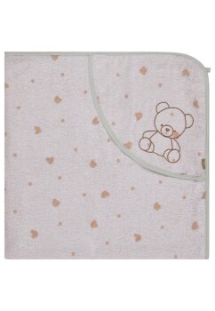 Sterntaler - Kapuzenbadetuch Bär Bo (100 x 100 cm)