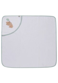 Sterntaler - Kapuzenbadetuch Bär Bo weiß (80 x...