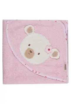 Sterntaler - Kapuzenbadetuch Bär Betty rosa (100 x...