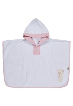Sterntaler - Badeponcho Bär Betty weiß