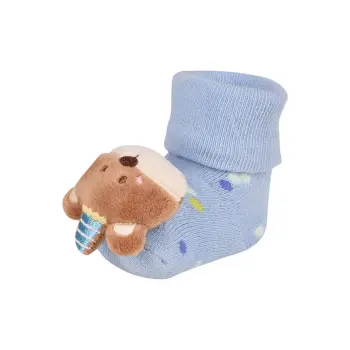 Sterntaler - Baby Rasselsocken Bär - Marine, Gr. 15/16