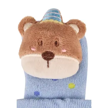 Sterntaler - Baby Rasselsocken Bär - Marine, Gr. 15/16