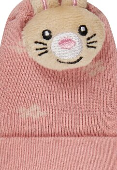 Sterntaler - Baby Rasselsocken Hase mattrosa Gr. 15/16