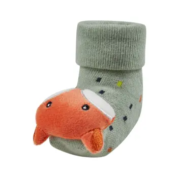 Sterntaler - Baby Rasselsocken Fuchs eisgrün Gr....