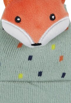 Sterntaler - Baby Rasselsocken Fuchs eisgrün Gr. 15/16