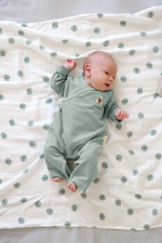 Lässig - Strampler Granit grün Gr. 50/56