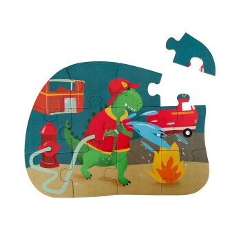 Trixie - Mr. Dino Formpuzzle Feuerwehrmann 12 Teile (4)