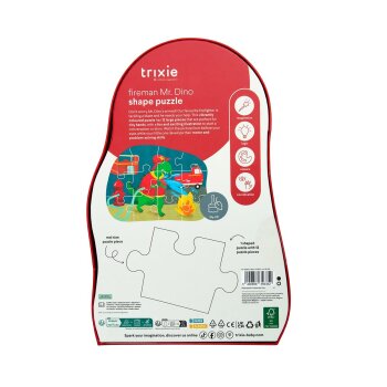 Trixie - Mr. Dino Formpuzzle Feuerwehrmann 12 Teile (4)