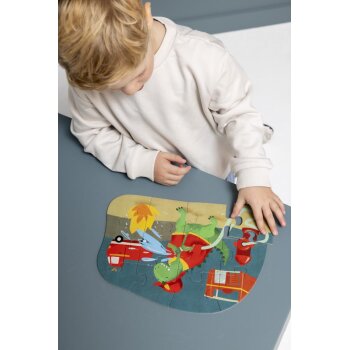 Trixie - Mr. Dino Formpuzzle Feuerwehrmann 12 Teile (4)