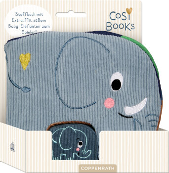 Coppenrath - CosyBooks: Babys Spielbuch Kleiner Elefant (inkl. Greiffigur)