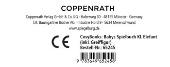 Coppenrath - CosyBooks: Babys Spielbuch Kleiner Elefant (inkl. Greiffigur)