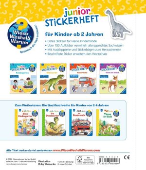 Ravensburger - Wieso? Weshalb? Warum? junior Stickerheft: Feuerwehr