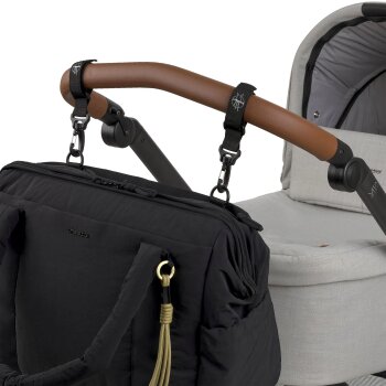 Lässig - Weekender Wickeltasche Yula Schwarz
