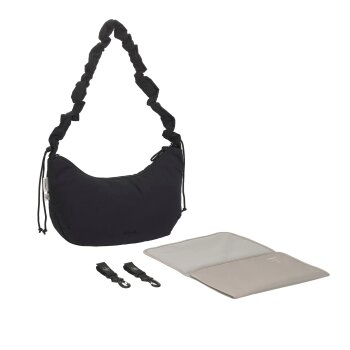 Lässig - Wickeltasche Crossbody Lunua Bum Bag Schwarz