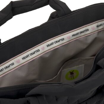 Lässig - Wickeltasche gesteppt Liva Schwarz