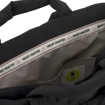 Lässig - Wickeltasche gesteppt Liva Schwarz