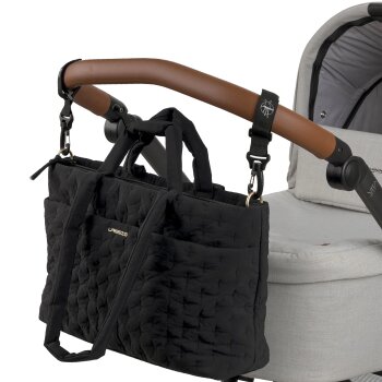 Lässig - Wickeltasche gesteppt Liva Schwarz